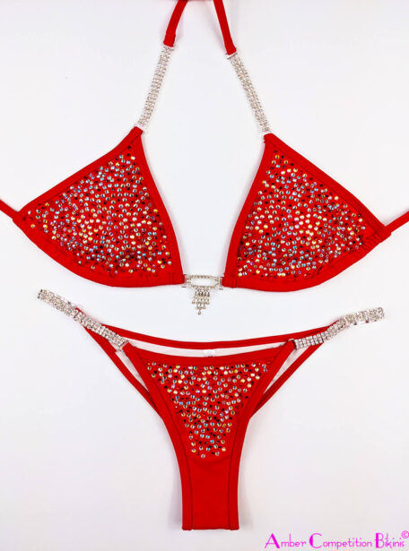 Sexy Cherry Red Competition Bikini 4