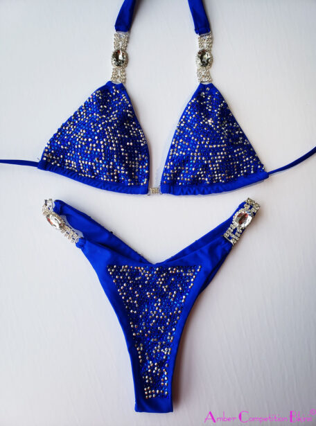 Sexy Vibrant Blue Competition Bikini 4