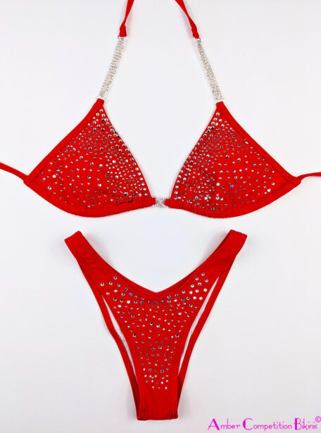 Desire Red Wellness Competition Bikini 4