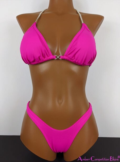 Lovely Pink Figure Practice Suit